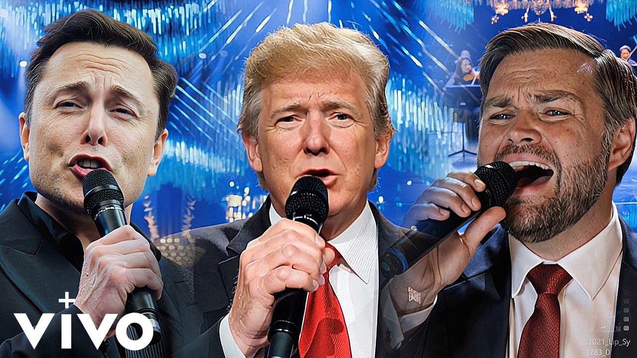 Donald Trump, Elon Musk & JD Vance TRIO Singing LIVE | Warrior of Truth Charlie Kirk |  AI GENERATED