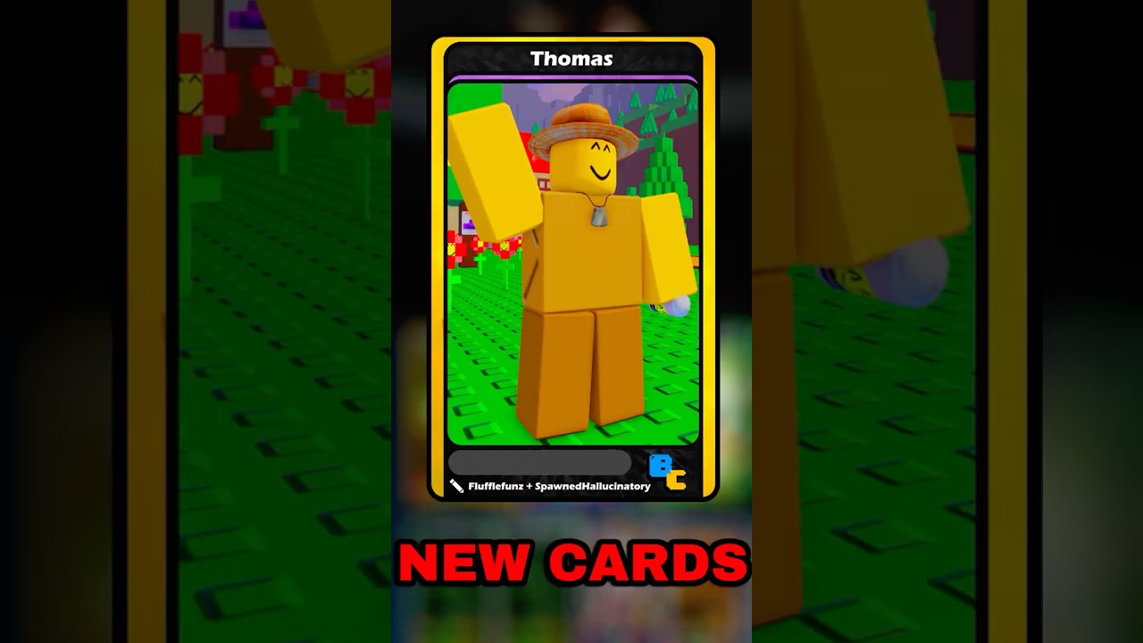 New Thomas SHOWCASE in Blox Cards #bloxcards #roblox #cardgames #tcg #horror