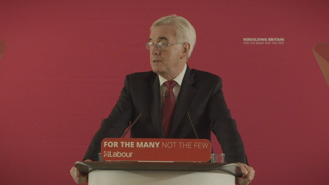 John McDonnell | Pre-Budget speech 09/03/2020