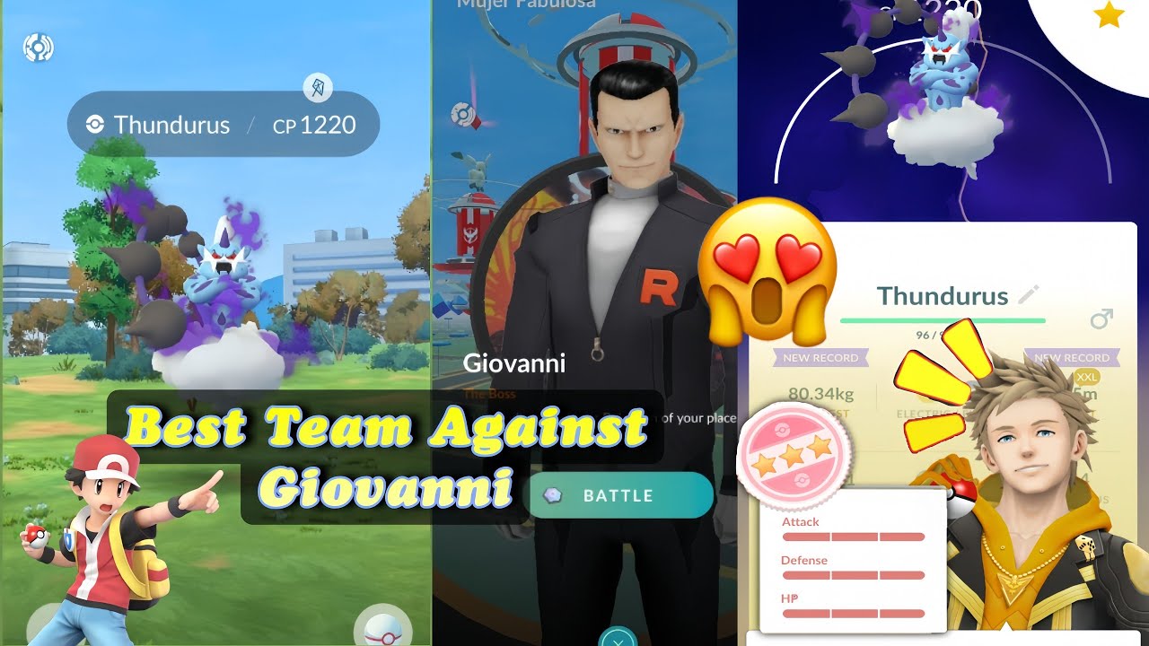 Best Team strategy to fight Giovanni in Pokemon Go ⚡