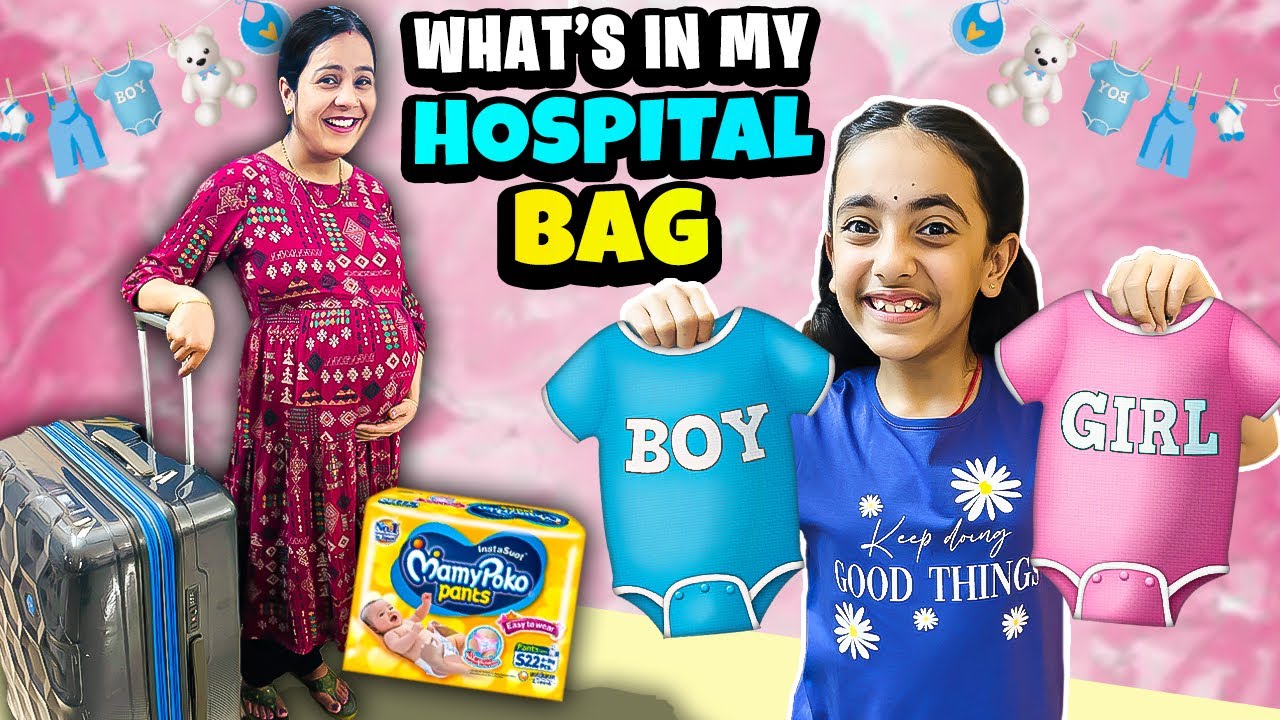 What&rsquo;s In My HOSPITAL BAG 🧐👝💙💖| Pregnancy Vlog | Samayra Narula | Samayra Narula and Family