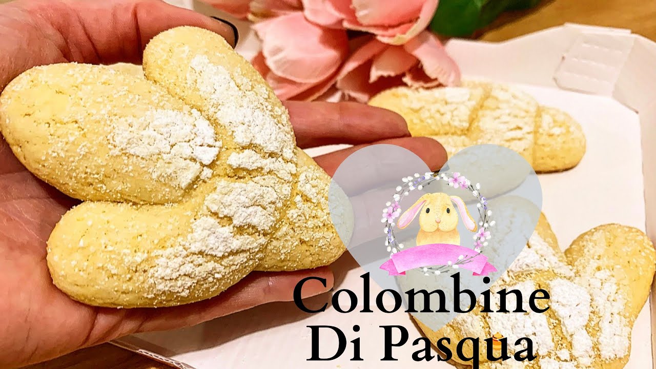 Biscotti Colombine Pasquali di Morbida Pasta Frolla Senza Stampo