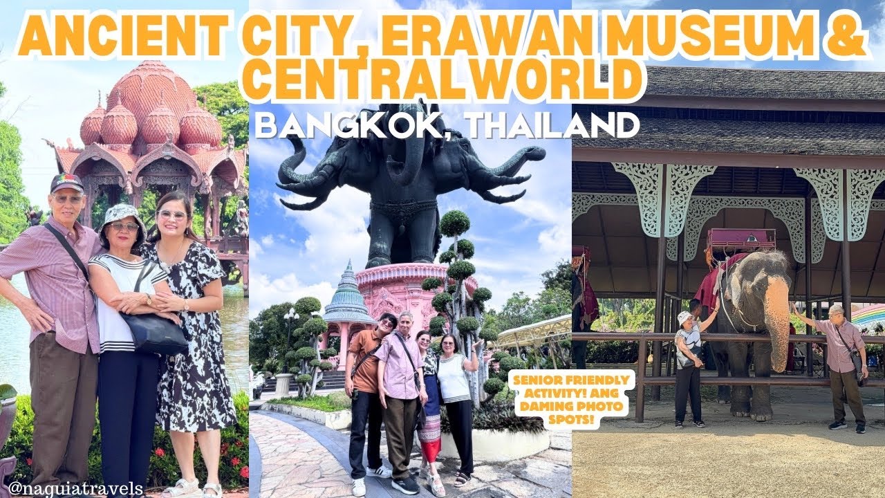 ✈️ THAILAND VLOG 2025: ANCIENT CITY, ERAWAN MUSEUM & CENTRALWORLD TOUR