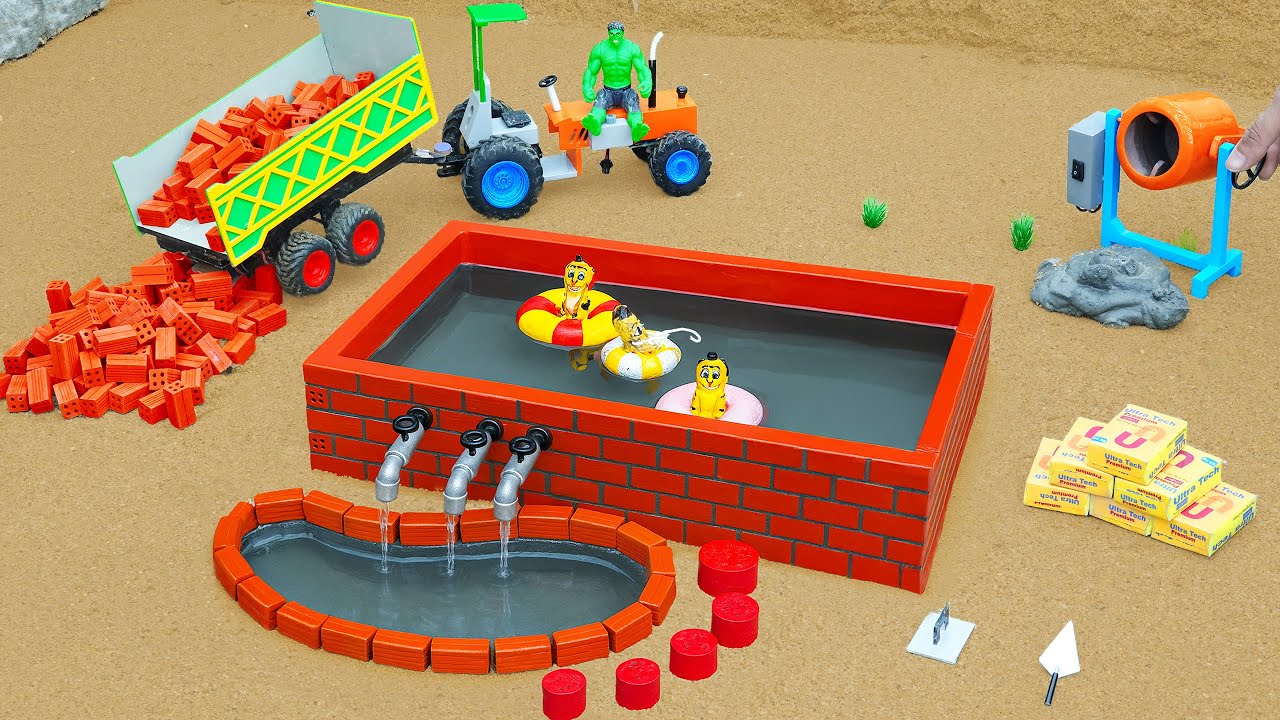 DIY Science Project: Rebuilding Damaged Water Reservoir with Construction Machinery