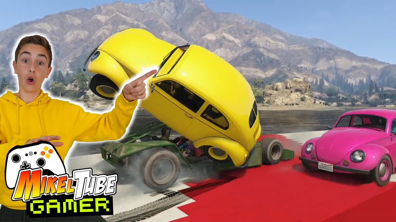 Carreras Locas GTA con YOUTUBERS