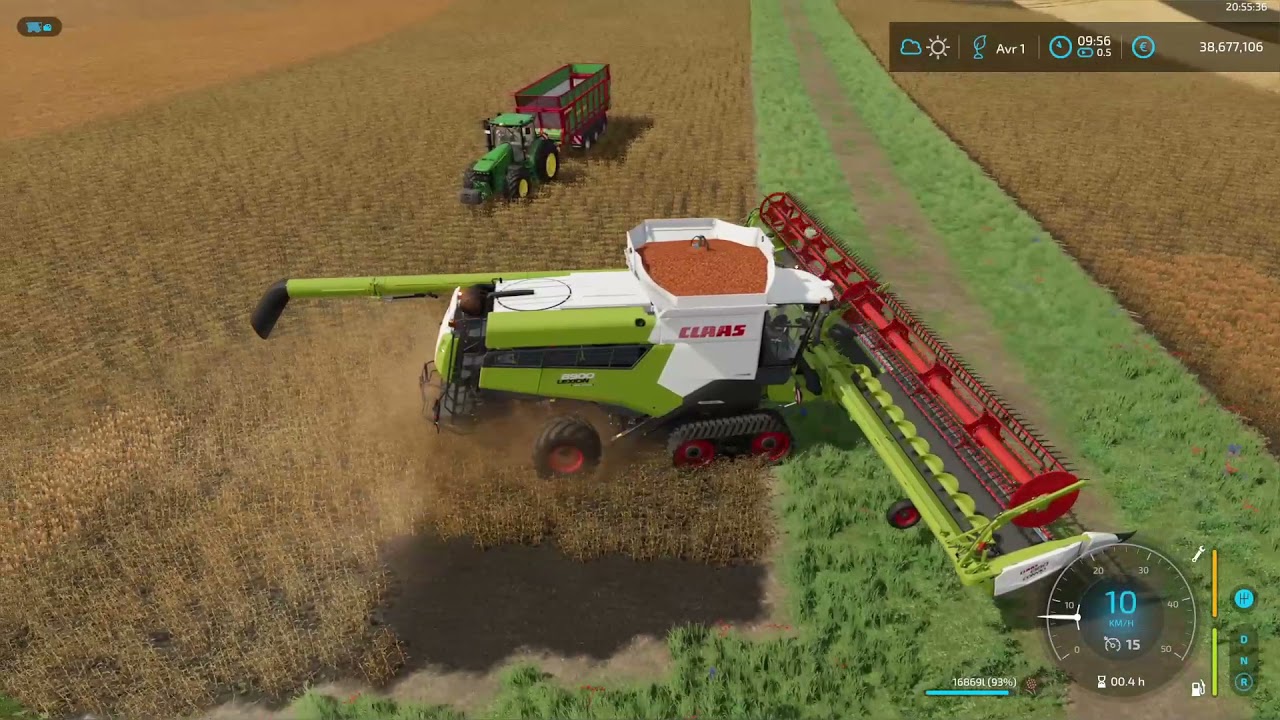 (FS22)carrière suivis- moisson et broyeur#2