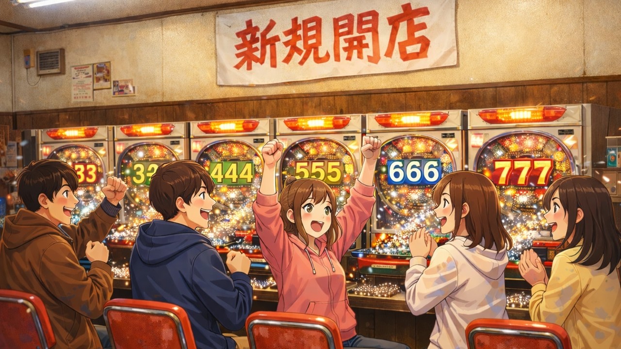 【昔のパチ屋はこうだった！！ 】新台入れ替えで全台すぐに大当たり | 無法地帯だったけど楽しかった昔のパチ屋をレトロ名機の大当たりシーンを見ながら思いだす