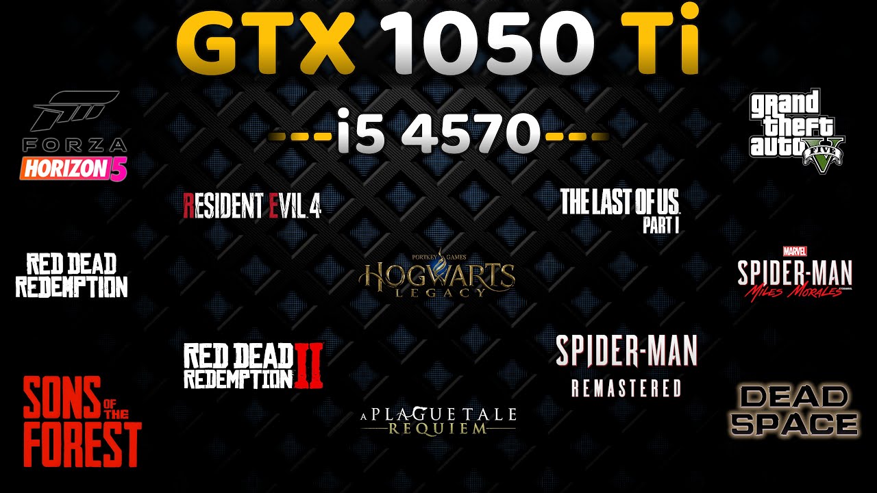 GTX 1050 Ti + i5 4570 in 2023🔥 | 12 Games Tested | GTX 1050 Ti Gaming