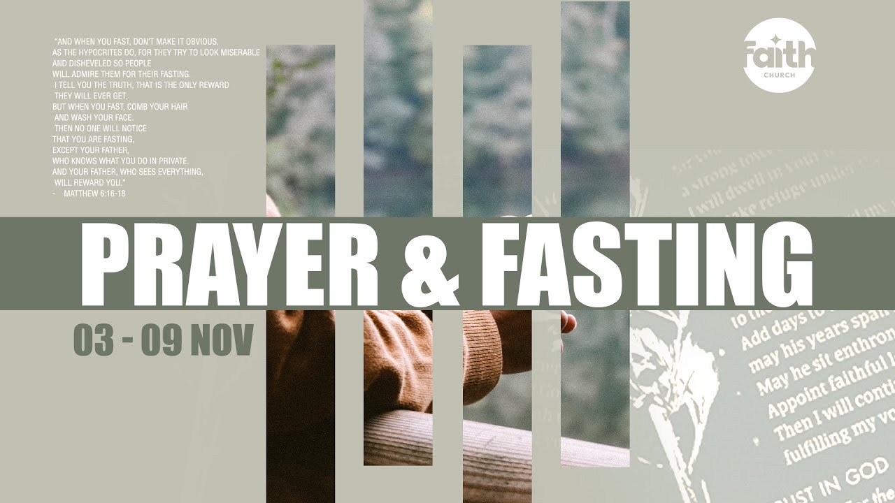 MORNING DEVOTION |  PRAYER & FASTING | 03 NOV 2025