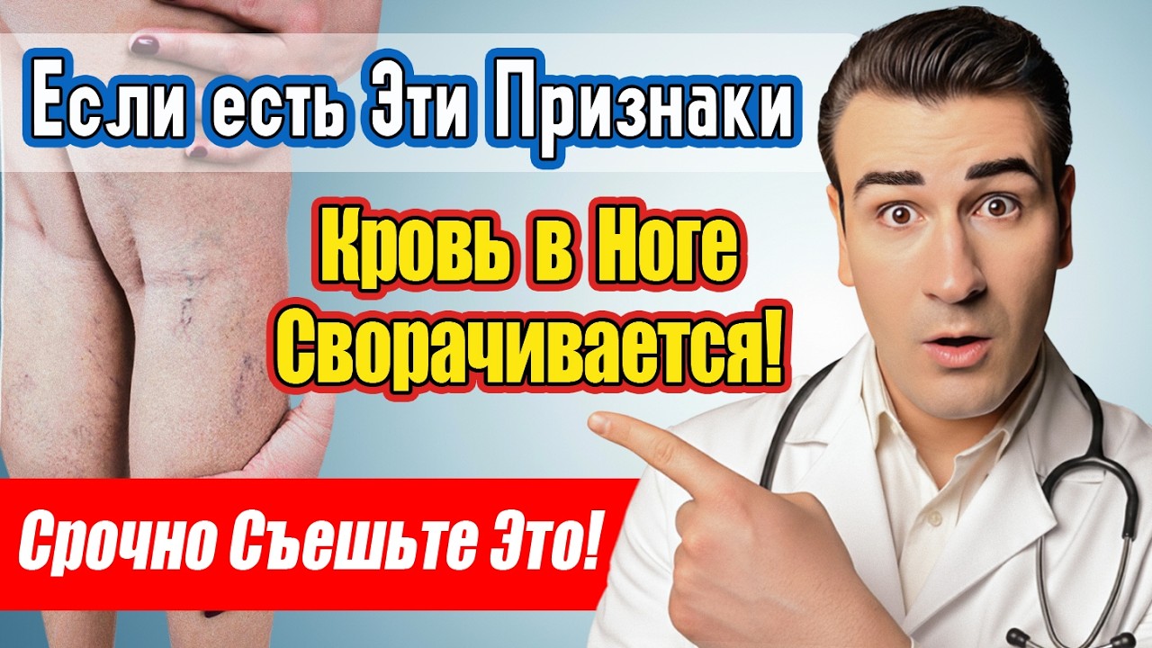 Если ваши ноги выглядят так, кровь начинает сворачиваться! Срочно съешьте это!