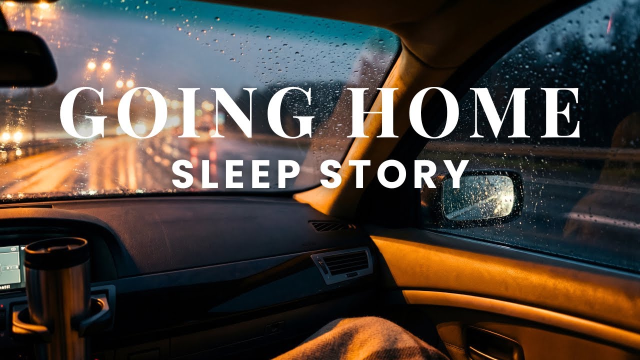 Cozy Rainy Car Ride Home 🌧️ Sleep Story for Grown Ups (Rain on Car + Wipers)