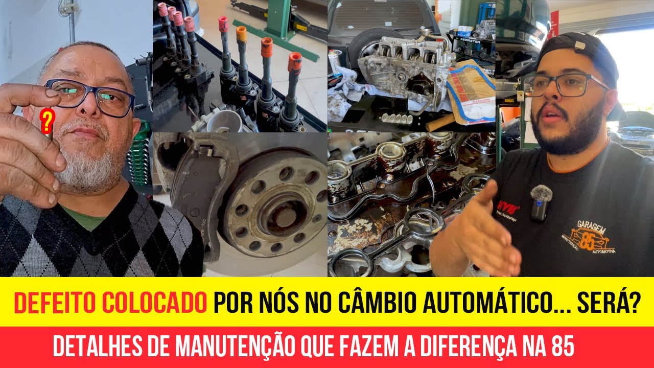 DEFEITO COLOCADO POR NÓS  NO CÂMBIO AUTOMÁTICO... DETALHES DE MANUTENÇÃO QUE FAZEM A DIFERENÇA NA 85