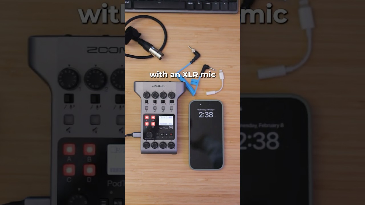 Получите звук профессионального качества на вашем iPhone с помощью Podtrak P4! Записывайте видео ...