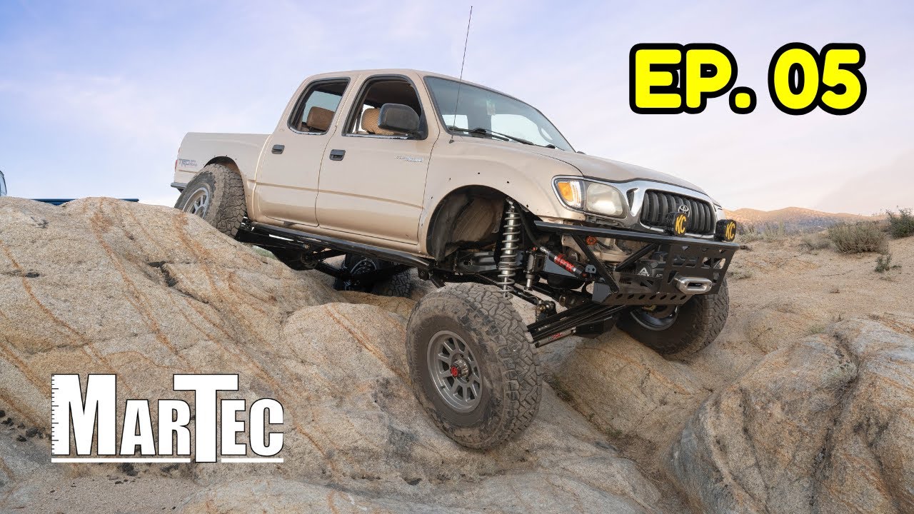 Rock Crawling our First Gen Tacoma Solid Axle Kit!