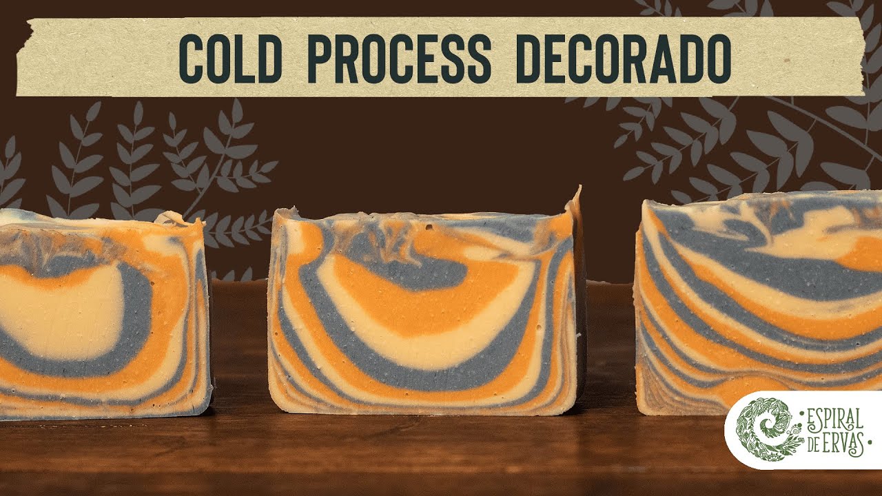 Como fazer um COLD PROCESS DECORADO TIPO FUNIL - Passo a passo de como fazer um sabonete natural