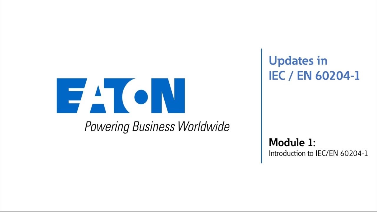 Introduction to IEC/EN 60204-1