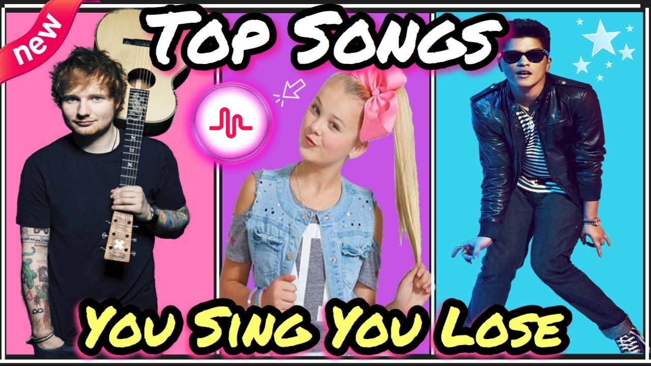 Top Songs 2017 Try Not To Sing Along Challenge Musical.ly Edition | If You Sing You Lose