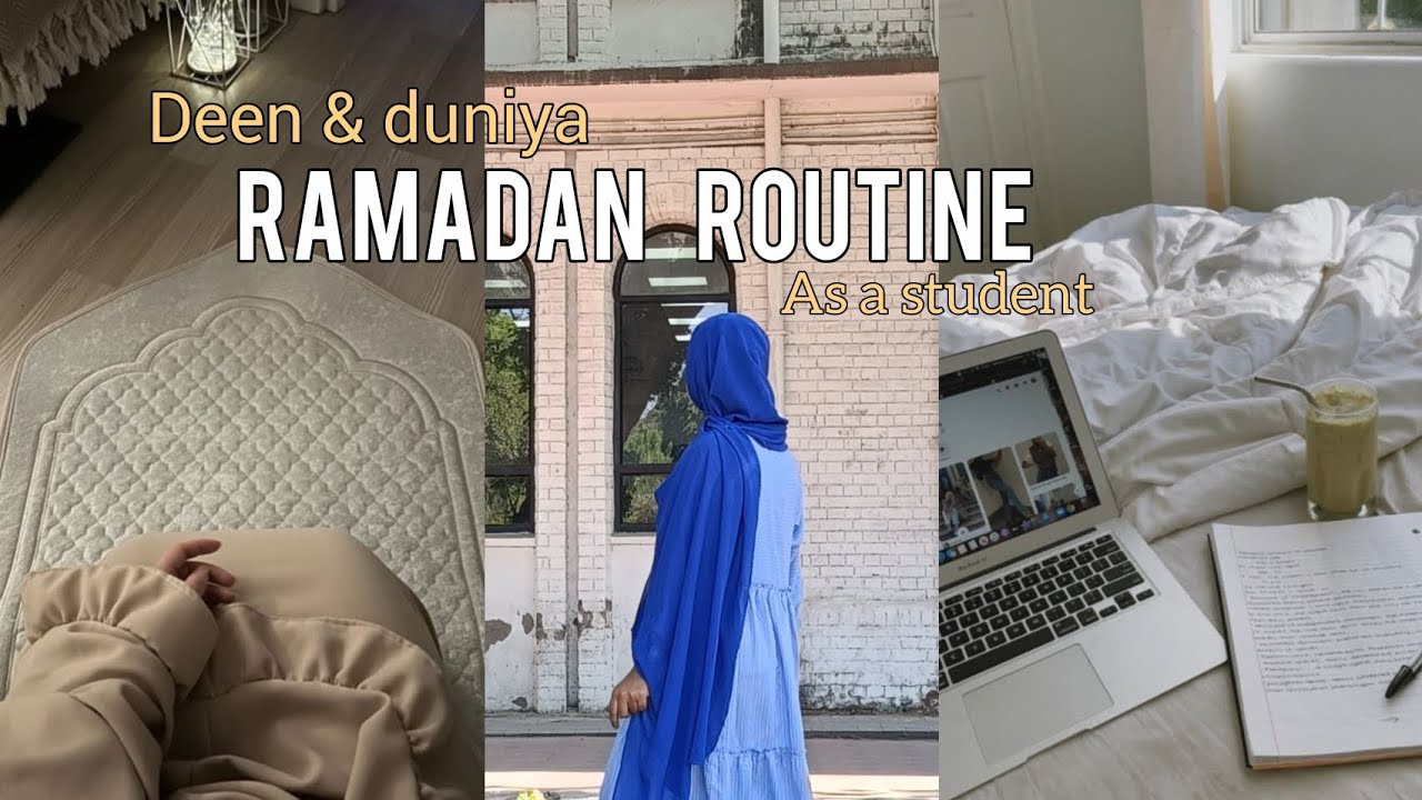 How to balance deen with duniya l Ramadan series 🌙 #muslimstudents  #deenanddunya 