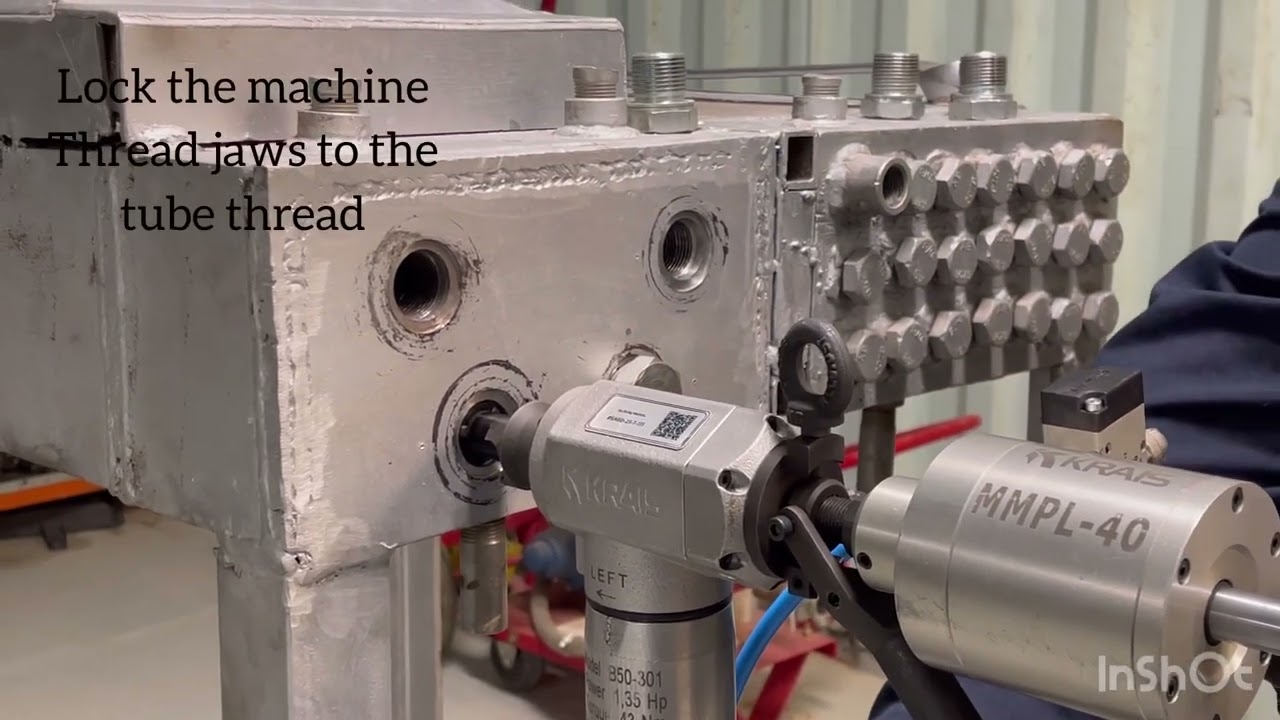 Minimill 300 GFF Cooler plug Refacing machine