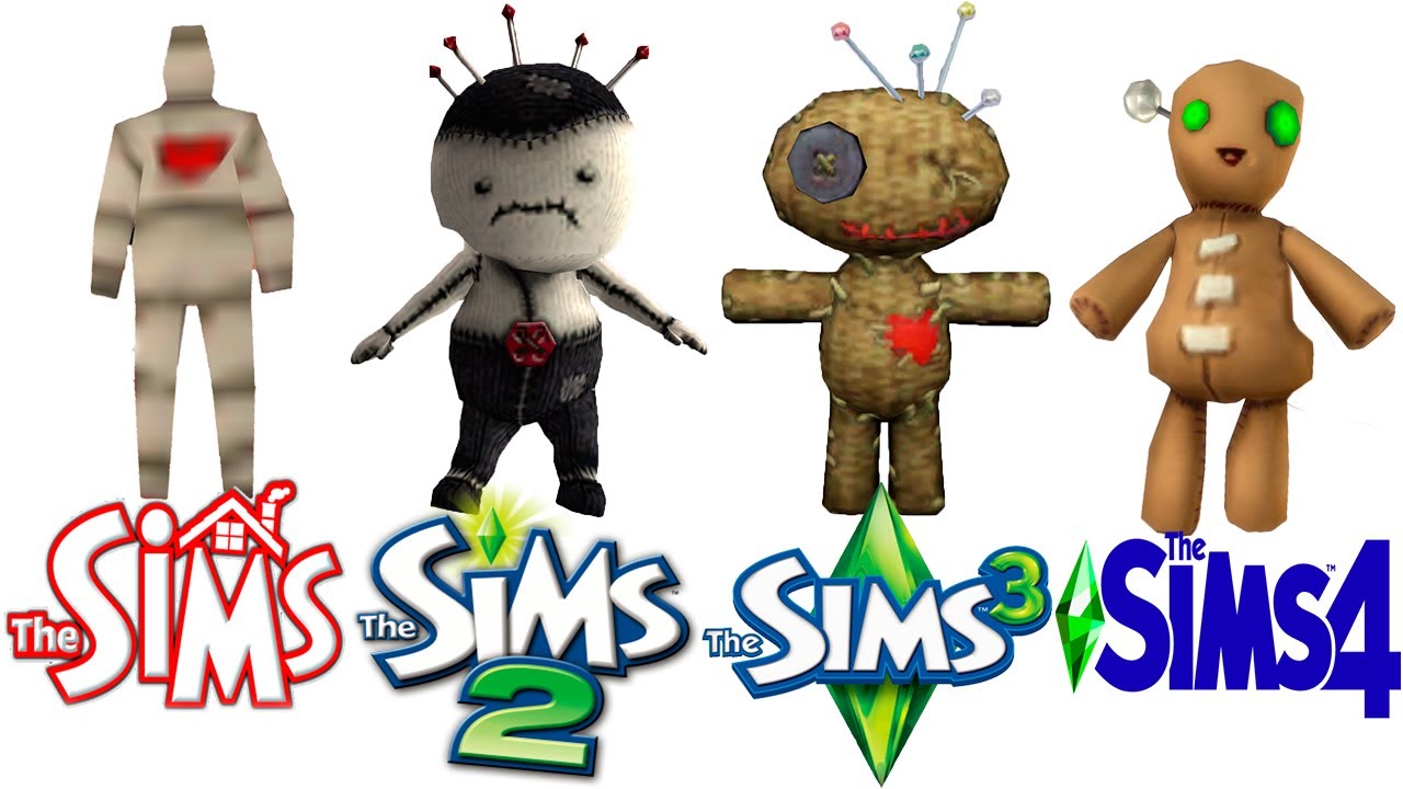 ♦ Sims1 vs Sims2 vs Sims 3 vs Sims 4: VooDoo Doll