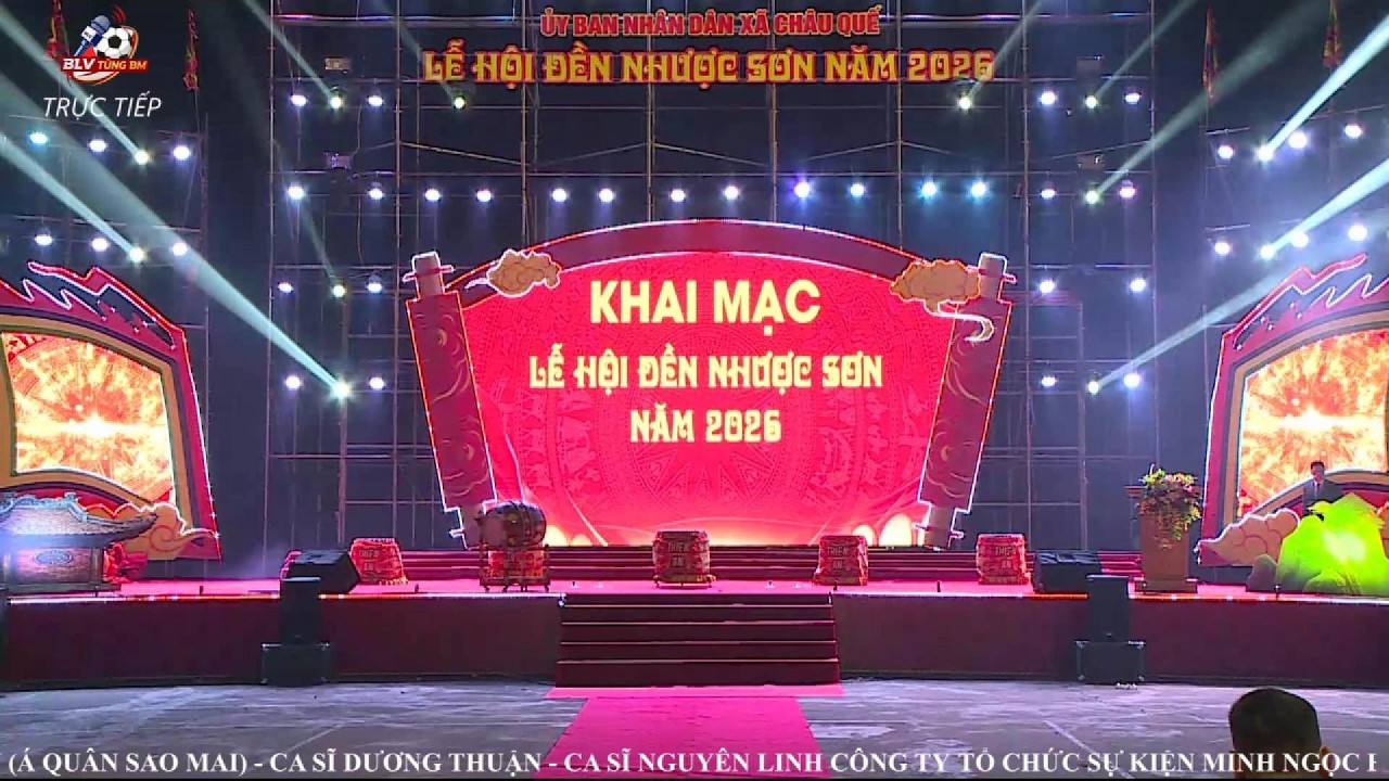 CHƯƠNG TRÌNH NGHỆ THUẬT LỄ HỘI ĐỀN NHƯỢC SƠN 2026