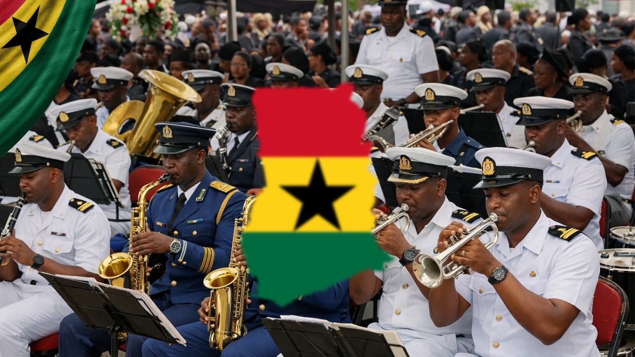 The Ghana Navy Band and The Maritime University Band amazing
