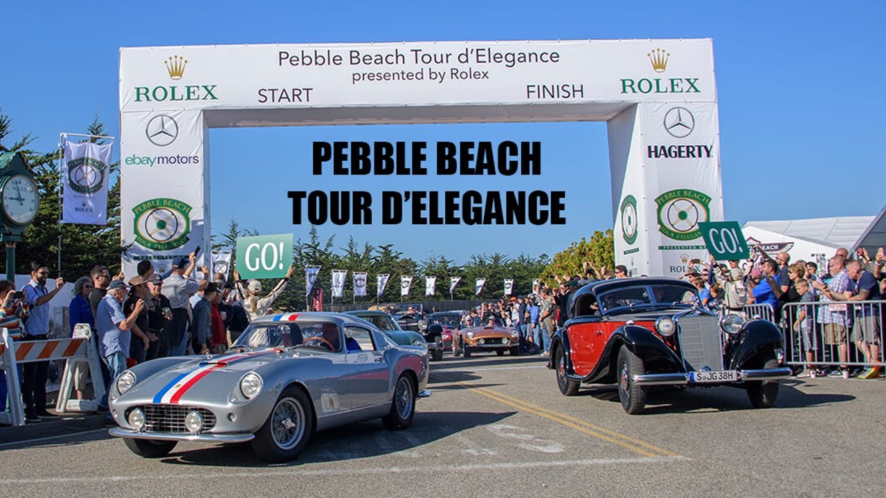 Pebble Beach Tour d'Elegance at Monterey Car Week 2024 | Full Unedited Roll-Out • Cars In The Wild