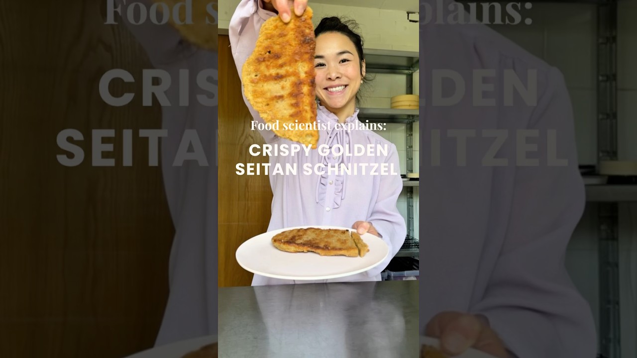 Crispy Seitan Schnitzels From Scratch | High Protein Vegan Chicken Alternative
