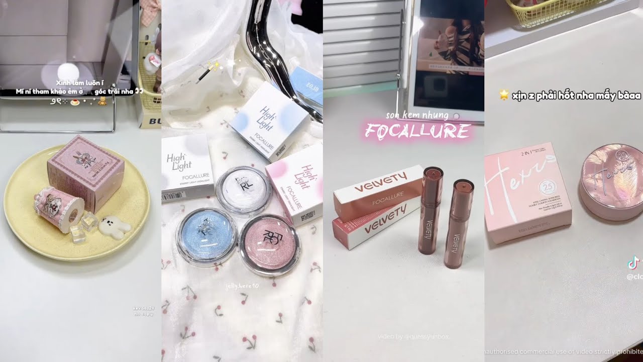 【Shopee Haul】Review đồ makeup, skincare: cushion, sữa rửa mặt, nước tẩy trang, má hồng, son...