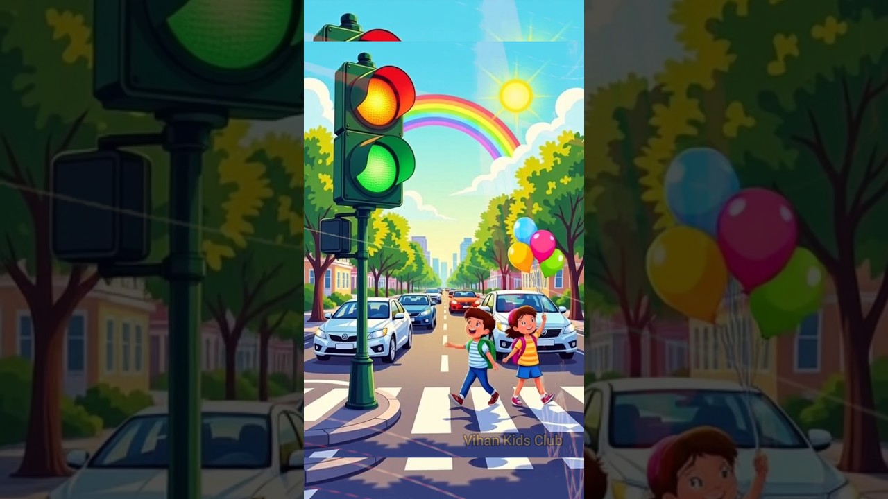 Traffic Light Song || Stop Wait Go || Kids Learning Songs