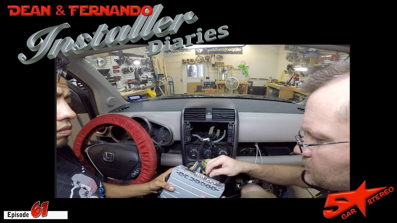 A Honda Deck and 6 speakers, then a Audio Control field trip.  Installer Diaries 61