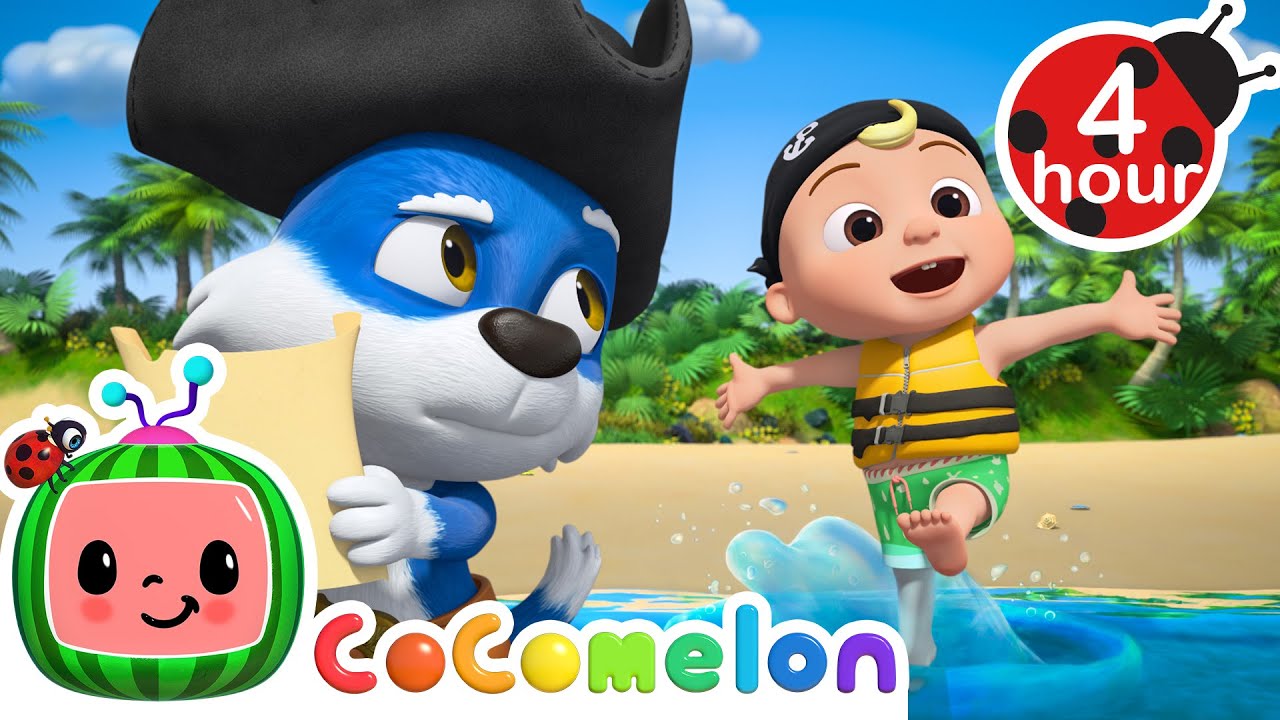Down by the Beach 🏖️ | NEW 🏴‍☠️ Cocomelon - Nursery Rhymes | Fun Cartoons For Kids
