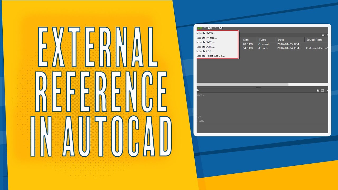 شرح أمر Xref AutoCAD | كل ما تحتاح معرفته فى 10 دقايق