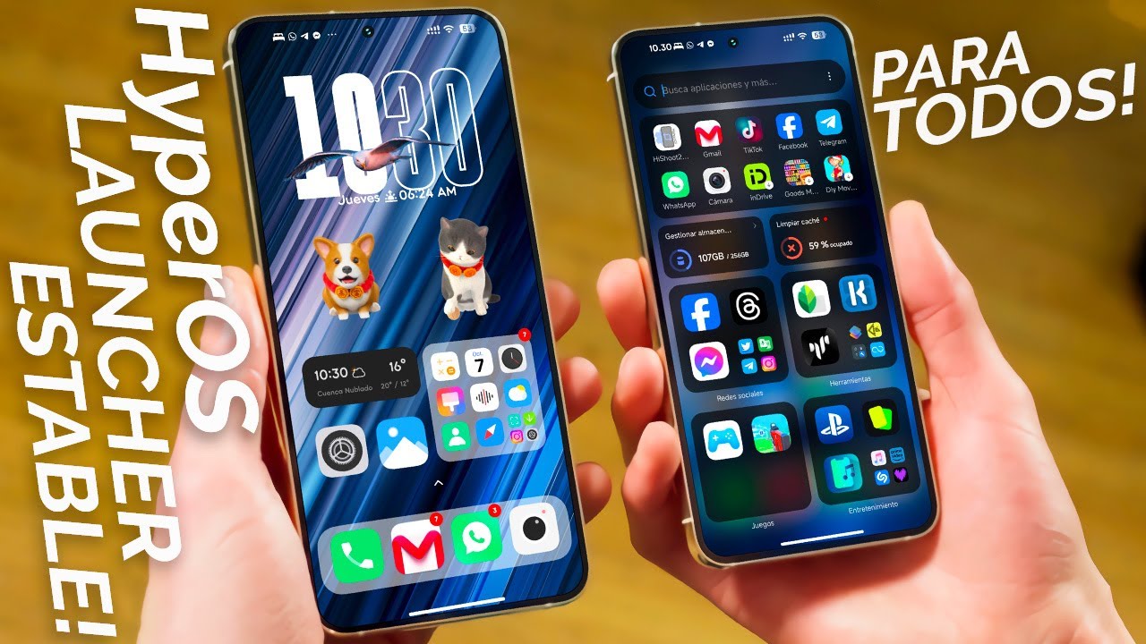 MIUI 12, 13 y 14: Instala YA HyperOS Launcher ESTABLE Compatible con MIUI (OFICIAL XIAOMI)