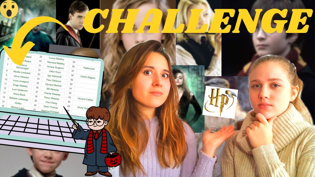 TROUVER 100 PERSONNAGES HARRY POTTER EN 10 MIN ! (avec ma sœur)