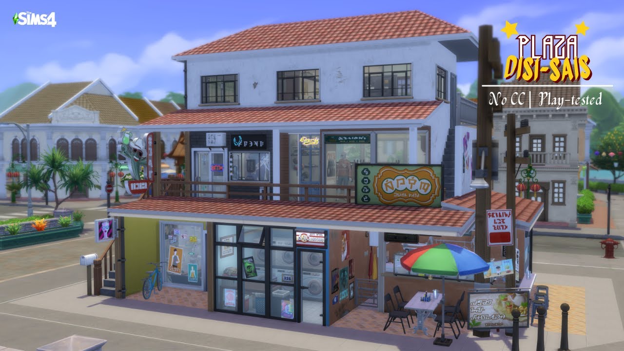 🇵🇭 Filipino Plaza︱The Sims 4: Business and Hobbies︱Stop Motion Build