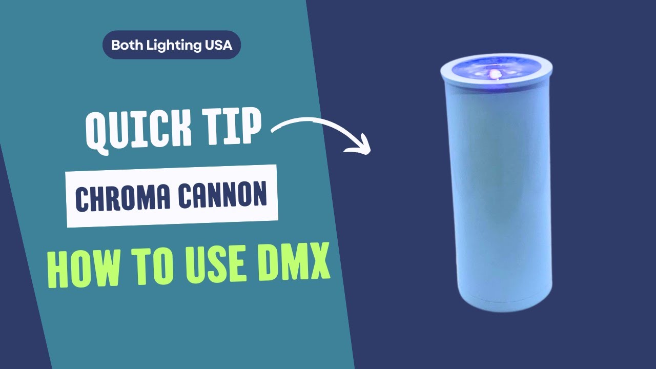 How To Use DMX Mode on a Chroma Cannon | Both Lighting USA