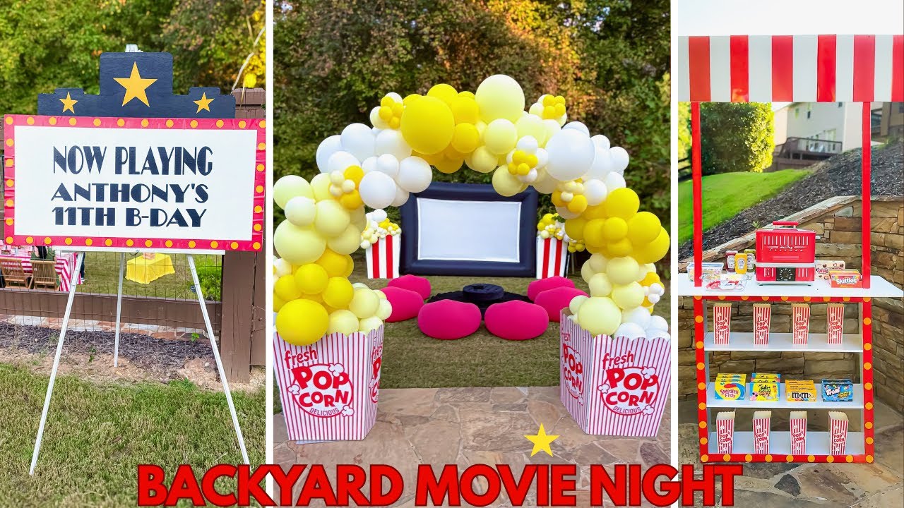 How To Throw A Movie Night Party
