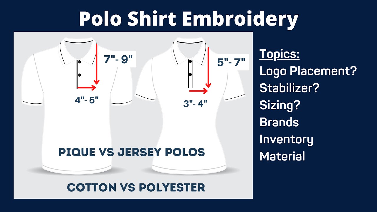 week 7: Polo Shirt Embroidery Full Breakdown