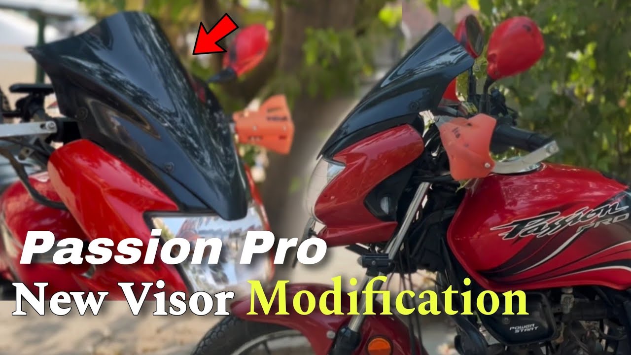 PASSION PRO NEW VISOR MODIFICATION 🤩