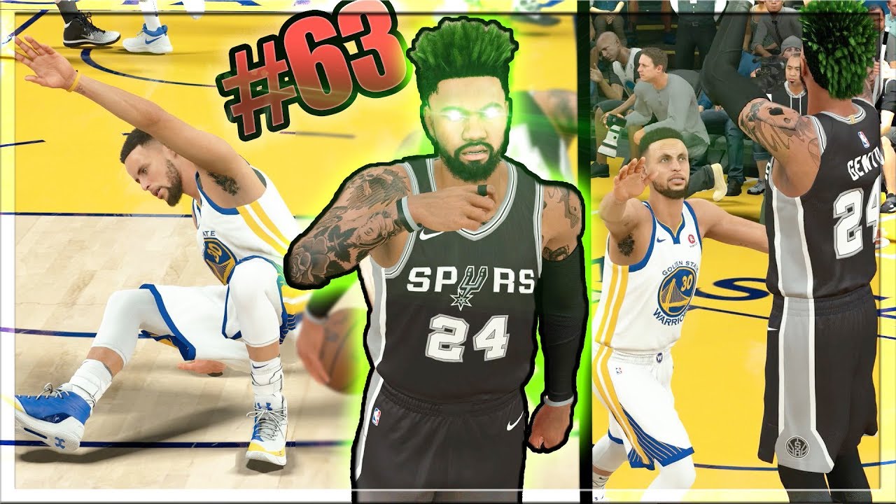 NBA 2k18 MyCAREER — УНИЧТОЖЕНЫ лодыжки Стефа Карри! Десять лодыжек в Nail Biter против GSW в HOF!...