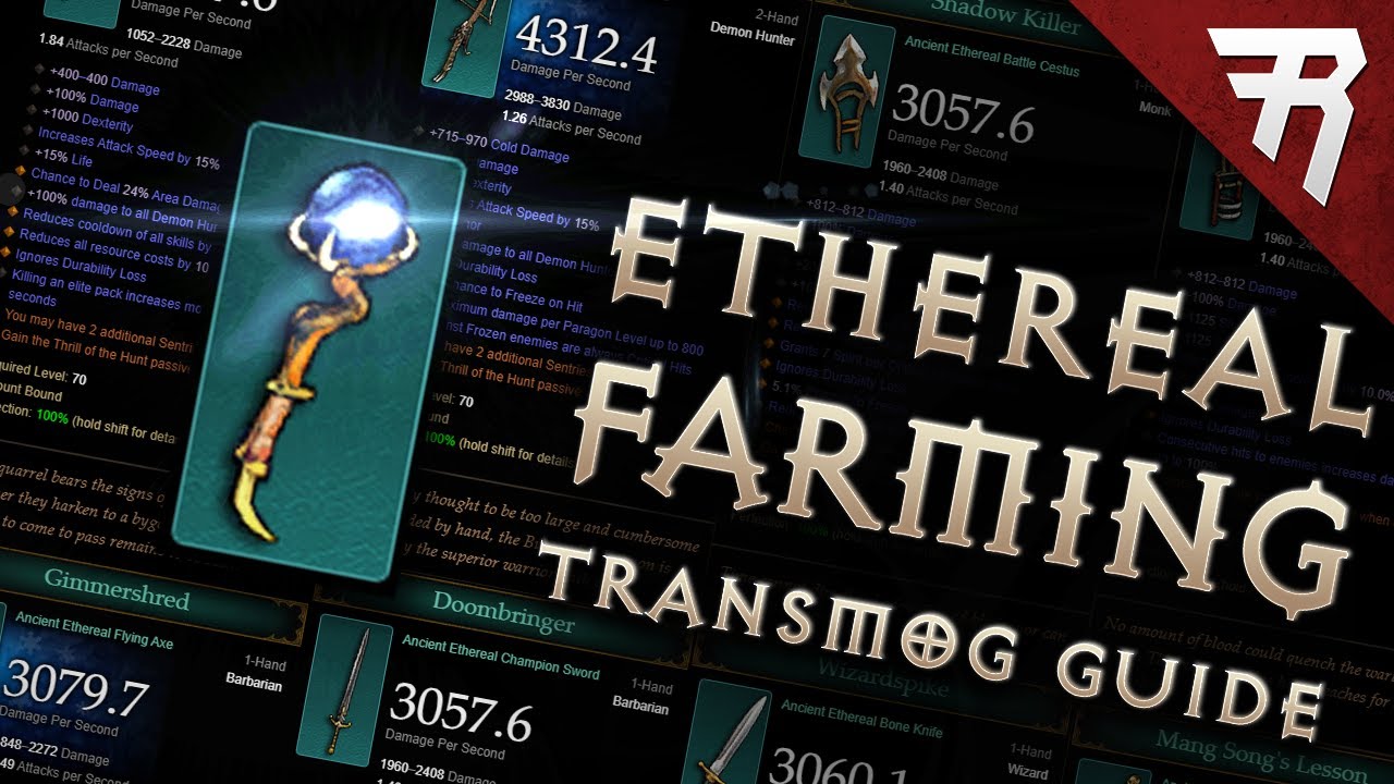 How to Farm Ethereals - Fastest Farming for Transmog (Diablo 3 Season 24)