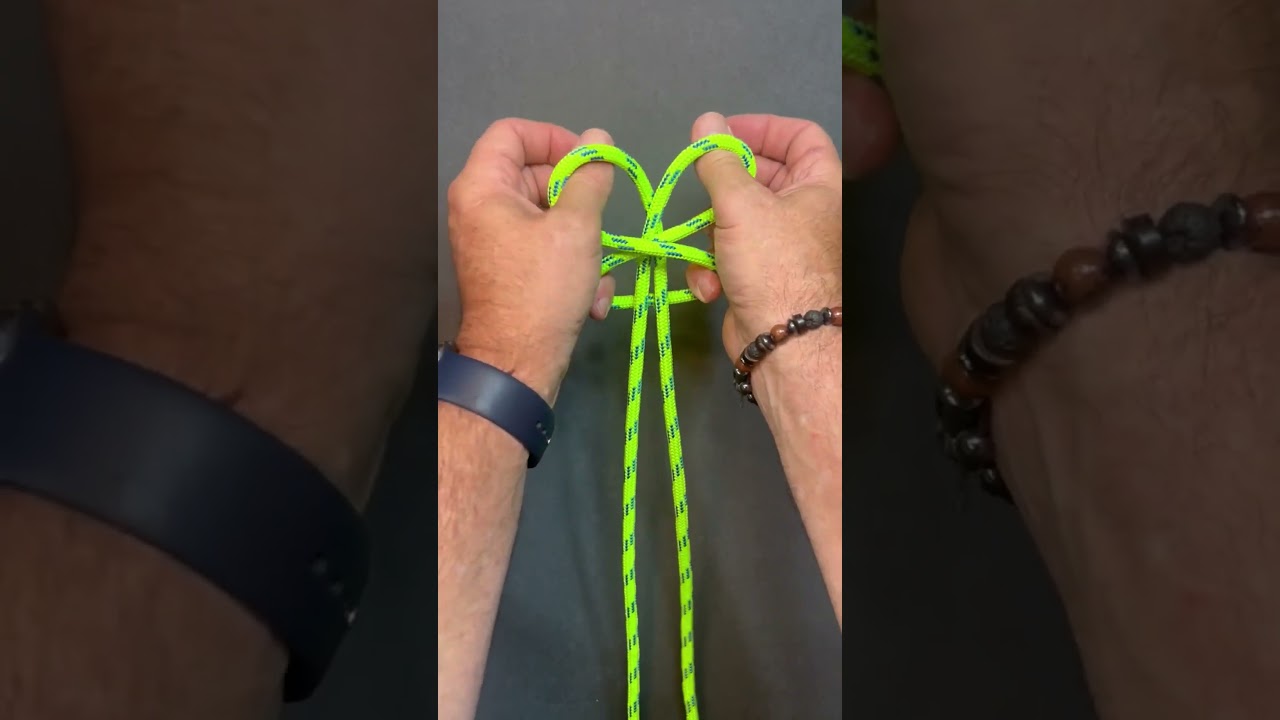 Spanish Bowline Knot @knotknut  #knotskills #bowline