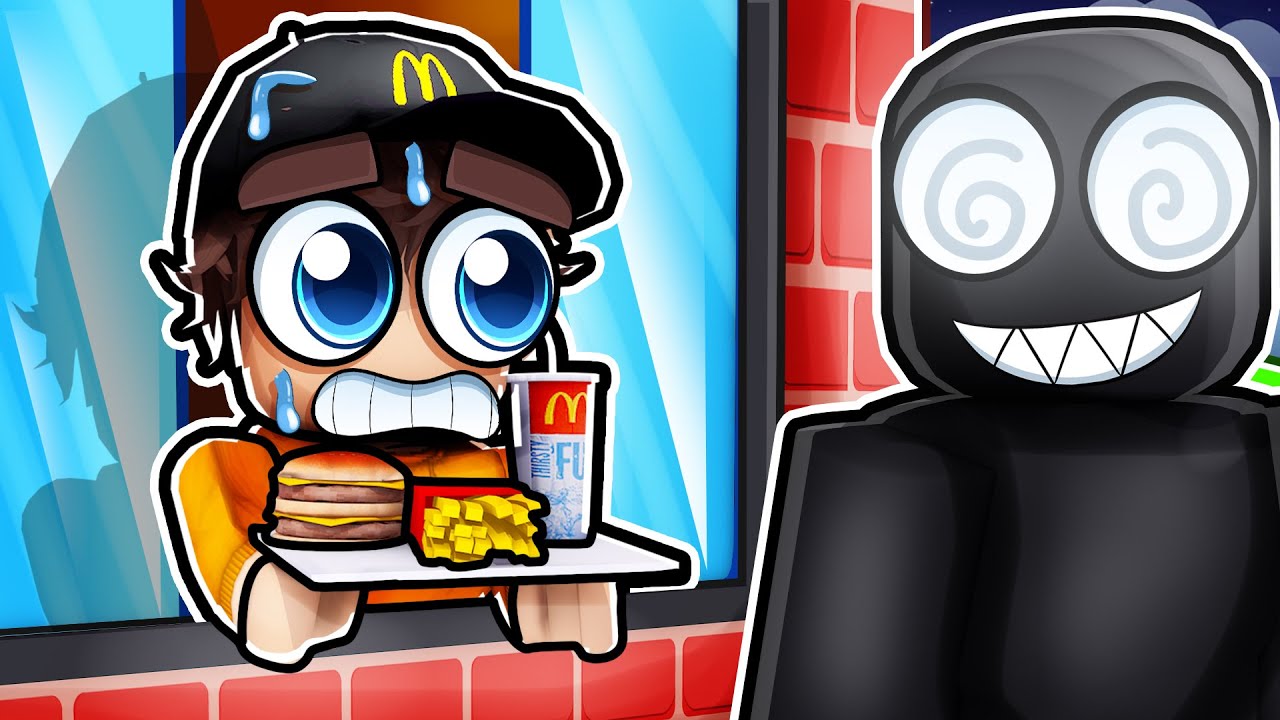 Lucrez NOAPTEA la MCDonalds in Roblox! (MARE GRESEALA)