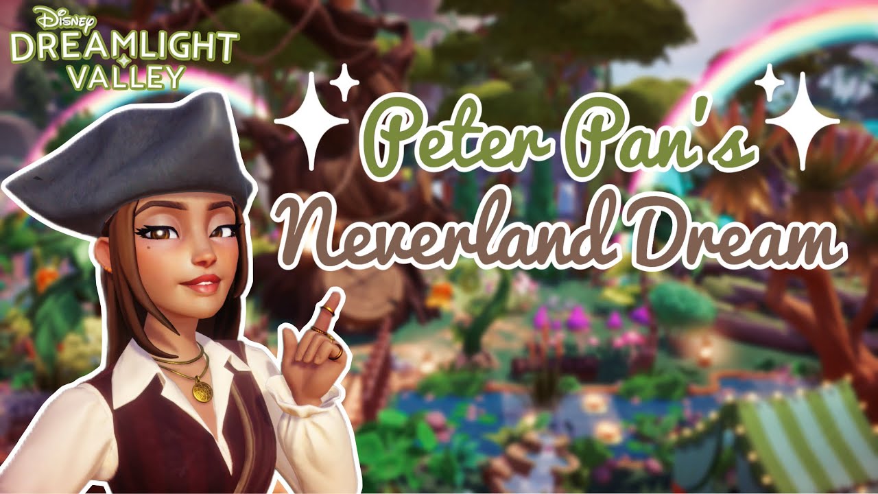 PETER PAN'S HOME ✨🧚🏼‍♀️🍃 | NEVER LAND RIVER KIT DESIGN | SPEEDBUILD | DISNEY DREAMLIGHT VALLEY