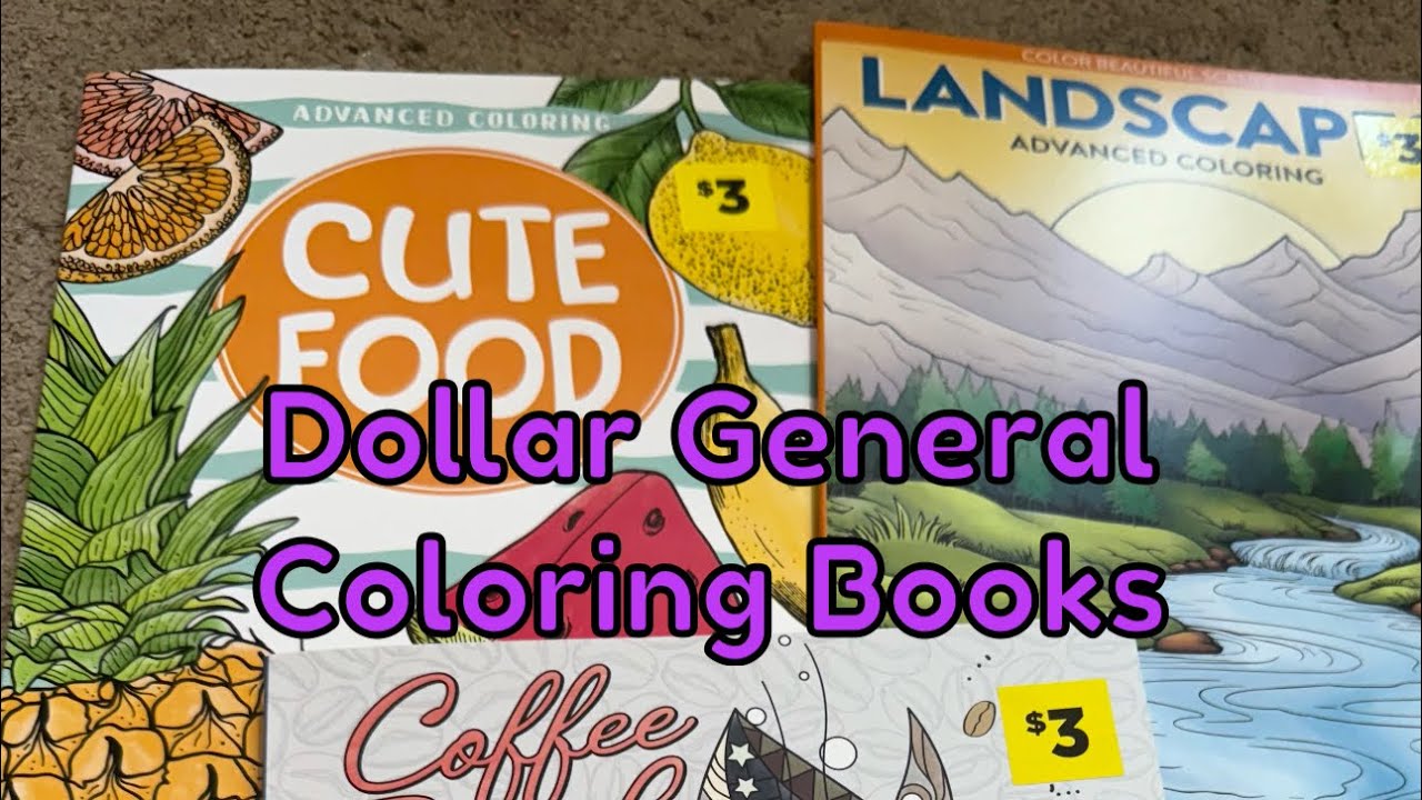 Coloring Book Haul from Dollar General