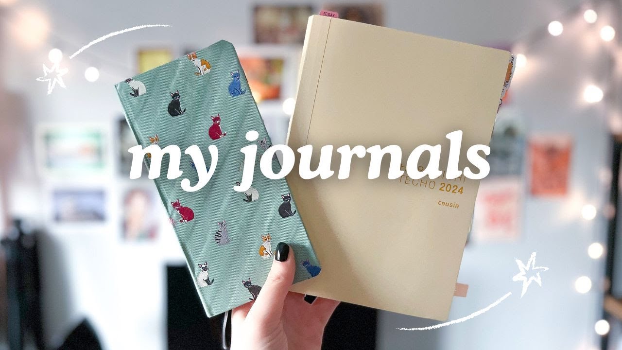 my 2024 journal system 💫 hobonichi cousin + hobonichi weeks