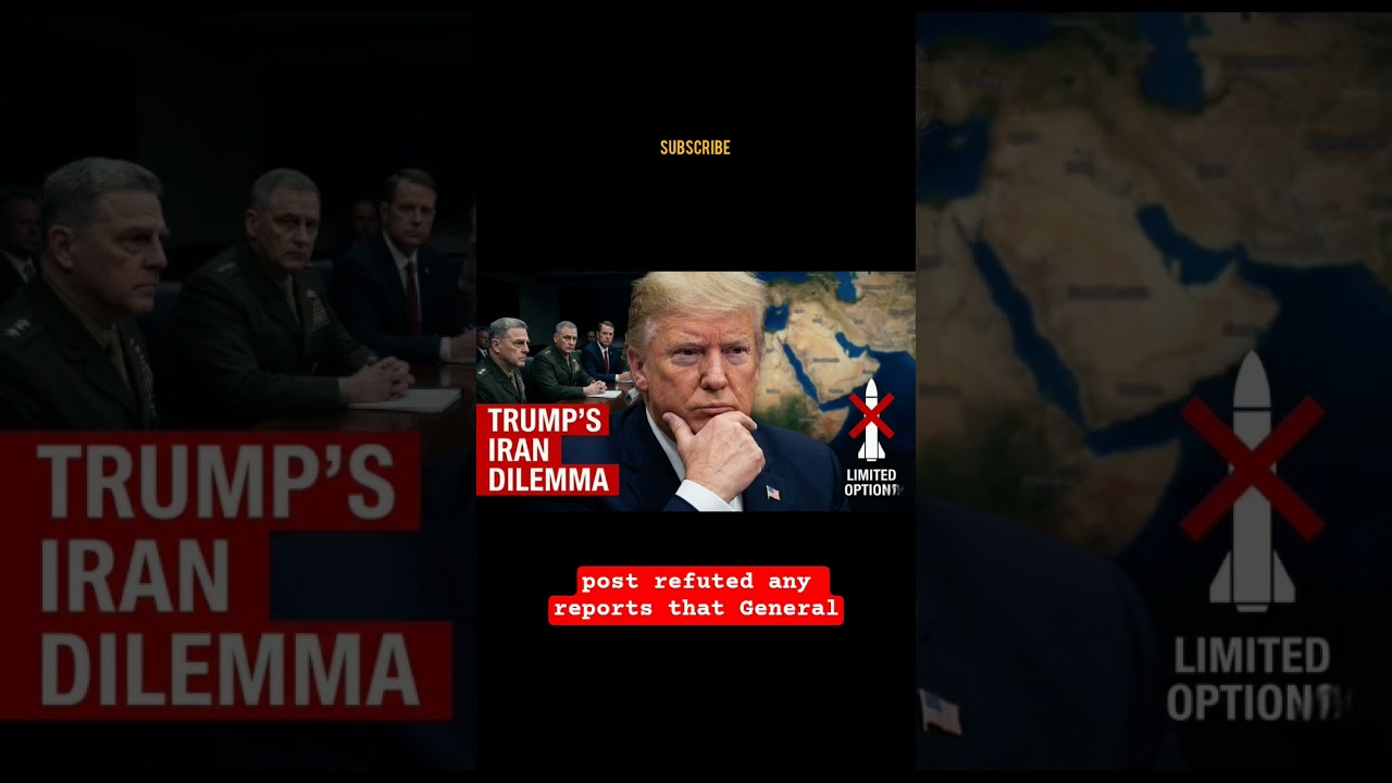 Trump growing frustrated with limits of Iran military options sources say #geopolitics #breakingnews