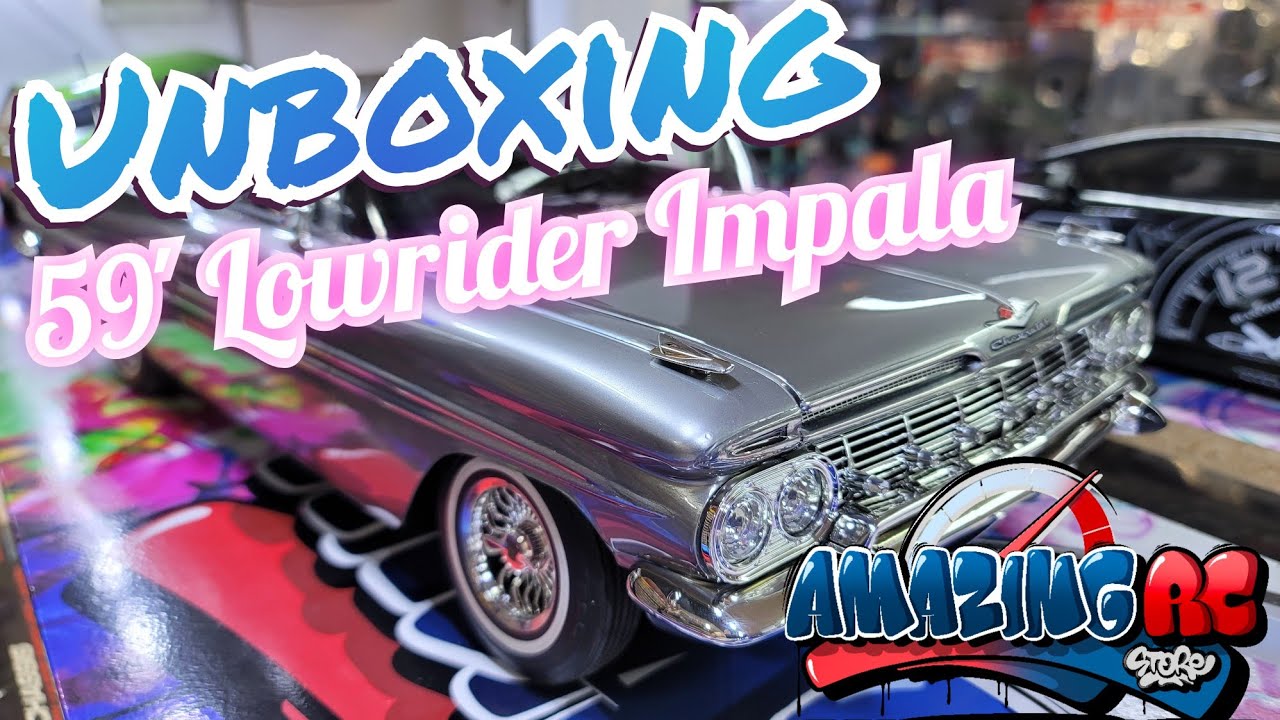 unboxing the Redcat Racing Chevy Impala 59' Lowrider at Amazing RC store