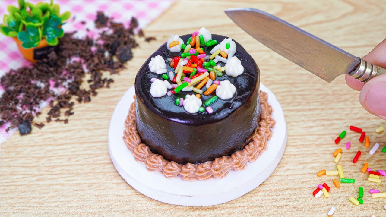 Mini Cooking | Sweet Miniature Chocolate Cake Decorating | Best Of Mini Cakes In The World